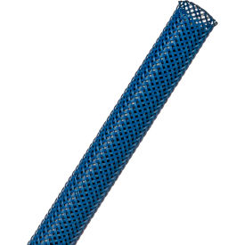 TECHFLEX INC PTN0.50BL-100 Techflex 1/2" Flexo PET General Purpose Sleeving Dia., 100, Blue image.