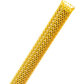 TECHFLEX INC PTN0.38YL-125 Techflex 3/8" Flexo PET General Purpose Sleeving Dia., 125, Yellow image.