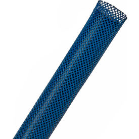 TECHFLEX INC PTN0.63BL-100 Techflex 5/8" Flexo PET General Purpose Sleeving Dia., 100, Blue image.