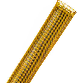 TECHFLEX INC PTN0.75YL-75 Techflex 3/4" Flexo PET General Purpose Sleeving Dia., 75, Yellow image.