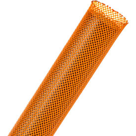 TECHFLEX INC PTN1.00OR-250 Techflex 1" Flexo PET General Purpose Sleeving Dia., 250, Orange image.