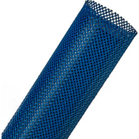 TECHFLEX INC PTN1.50BL-200 Techflex 1-1/2" Flexo PET General Purpose Sleeving Dia., 200, Blue image.