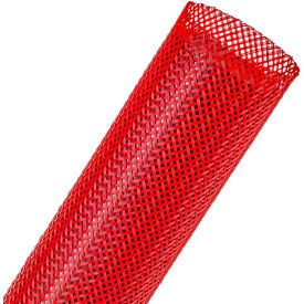 TECHFLEX INC PTN1.50RD-200 Techflex 1-1/2" Flexo PET General Purpose Sleeving Dia., 200, Red image.