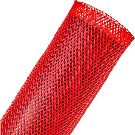 TECHFLEX INC PTN2.00RD-50 Techflex 2" Flexo PET General Purpose Sleeving Dia., 50, Red image.