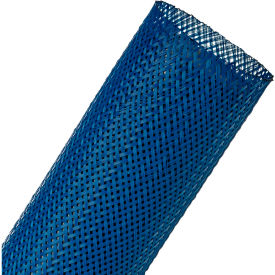 TECHFLEX INC PTN2.50BL-50 Techflex 2-1/2" Flexo PET General Purpose Sleeving Dia., 50, Blue image.