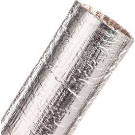 TECHFLEX INC TTN2.00SV-50 Techflex Thermashield Aluminized Fiberglass Tube 2" Dia., 50, Silver image.