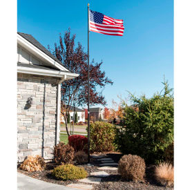 Titan Telescoping Flagpole Kit - 20 Bronze/Black