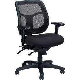 Raynor Marketing Ltd. MFT945SL-5806-PM01 Eurotech Multifunction Mesh Task Chair with Seat Slider- Fabric - Black - Apollo Series image.