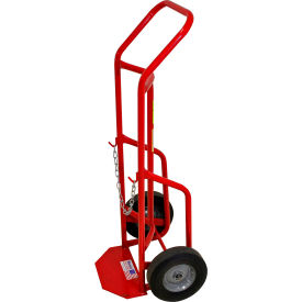 Single Gas Cylinder Delivery Truck, 10" Puncture Proof Tire, 500 lb. Capacity view 2