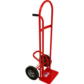 Pin Handle Truck with Kick Off, Solid Rubber Wheels, 800 lb Capacity view 2