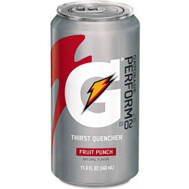 Gatorade 30903 Gatorade®  Can Fruit Punch Electrolyte Drink, 11.6 oz., 24/Carton image.
