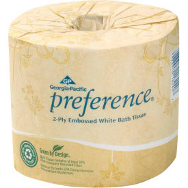 GEORGIA PACIFIC CONSUMER PRODUCTS LP 18280/01 Pacific Blue Select™ Standard Roll Embossed 2-Ply Toilet Paper By GP Pro, 80 Rolls Per Case image.