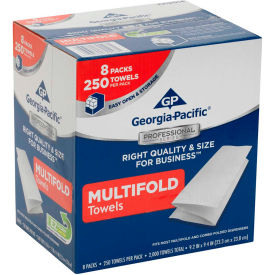 GP Professional Series Premium 1-Ply Multifold Paper Towels, White, 2,000 Towels/Case GP Professional Series Premium 1-Ply Multifold Paper Towels, White, 2,000 Towels/Case