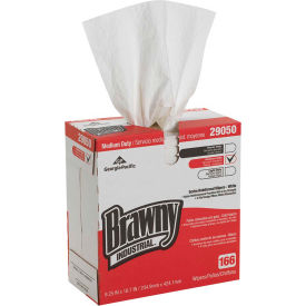 GEORGIA PACIFIC CONSUMER PRODUCTS LP 29050/03 Brawny® Professional P200 Disposable Cleaning Towels, Tall Box, White, 830 Towels/Case image.
