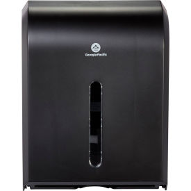 GEORGIA PACIFIC CONSUMER PRODUCTS LP 56650A Combi-Fold Paper Towel Dispenser By GP Pro, Black, 1 Dispenser image.