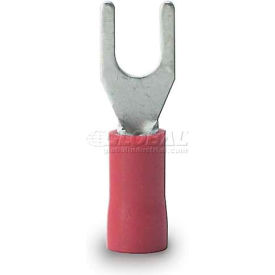 Gardner Bender 75-111 Gardner Bender 75-111 Spade Terminal, 22-16 Awg, Stud Size 4-6, Red - 75 pk. image.