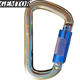 Gemtor Inc. 5107 Gemtor 5107, Carabiner - Aluminum - Auto Lock - 3/4" Gate image.