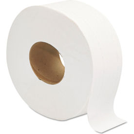 Jumbo JRT Bath Tissue Septic Safe 2-Ply White 3-1/4" x 720 ft 12 Rolls/Case