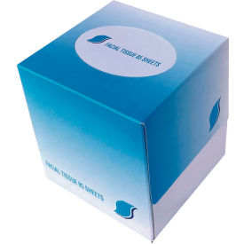Facial Tissue Cube Box 2-Ply White 85 Sheets/Box 36 Boxes/Case