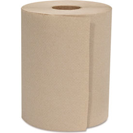 Hardwound Roll Towels 1-Ply Natural 8" x 600 ft 12 Rolls/Case