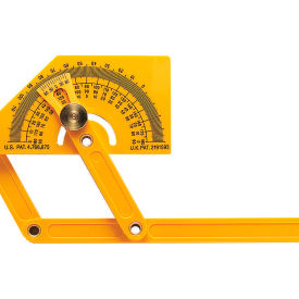 General Tools & Instruments Co. Llc 29 General Tools ANGLE-IZER® Plastic Protractor, Yellow image.
