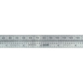 General Tools & Instruments Co. Llc 311ME General Tools Economy Precision 6" Flexible Stainless Steel Ruler w/ mm-inch Comparison image.