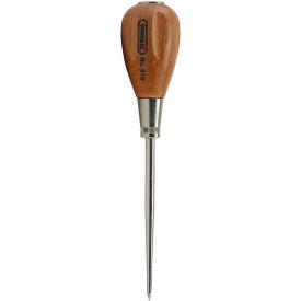 General Tools & Instruments Co. Llc 818 General Tools Scratch Awl, Brown Fluted Hardwood Handle, Allow Steel Blade image.