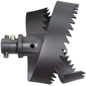 General Pipe Cleaners L-4RSB General Wire L-4RSB 4" Rotary Saw Blade W/ L-Connector image.