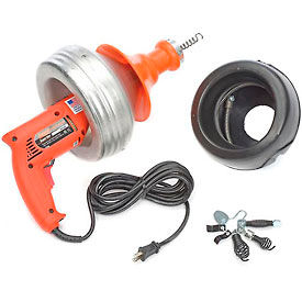 General Pipe Cleaners SV-B-WC General Wire SV-B-WC Super-Vee Drain Cleaning Machine includes 2 Cables/Cutter Set & Case image.