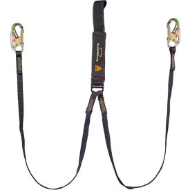 Guardian Arc Flash Shock Absorbing Lanyard Fixed Dual Leg Steel Snap Hook & Web Loop 6L 