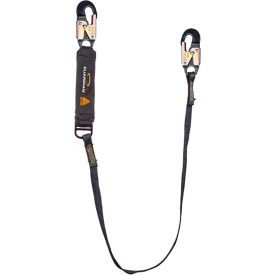Guardian Arc Flash Shock Absorbing Lanyard Fixed Single Leg Aluminum Snap Hook 6L 