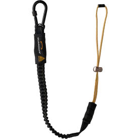 Guardian Arc Flash Tool Tether w/ SS Screw Gate Carabiner & Cinch Loop End, 10 lb. Cap., Black view 2