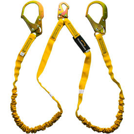 Guardian 11203 6' Internal Double Leg Shock Lanyard Steel Rebar Hook