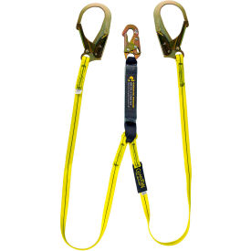 Guardian 01231 6' Double Leg External Shock Lanyard Steel Rebar Hook