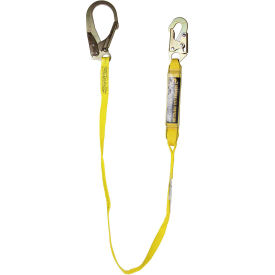 Guardian 01221 6' Shock Absorbing Lanyard Rebar and Snap Hook