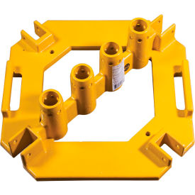 Guardian Quickset Multi-Directional Baseplate Powder Coated Steel 21-1/2""L x 21-1/2""W x 6""H
