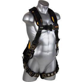 Guardian Cyclone Harness Pass-Thru Chest Tongue Buckle Legs Side/Back D-Ring S-L 130-322lbs Cap.