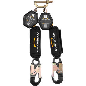 Guardian® CR5 Self-Retracting Lifeline Twin-Leg HMPE Webbing Aluminium Snap Hook 6'L