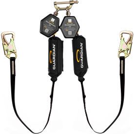 Guardian® CR5 Self-Retracting Lifeline Twin-Leg HMPE Webbing Steel Tie-Back Hook 6'L