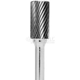 Grobet File Company Of America, Llc 32.83902 Grobet Cylinder End Cut Carbide Burr 32.83902, Standard Cut, 1/8" Shank DIA, 1-1/2" OAL image.