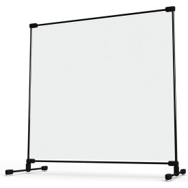 Goffs Enterprises Inc. 34434 Goff Personal Safety Tabletop Partition, 18"W x 24"H - Clear image.