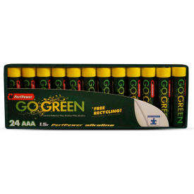 Perf Power Go Green 24012 Power By GoGreen 24012 AAA Alkaline Battery  image.