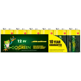 9V Alkaline Batteries, Pack of 12 view 2