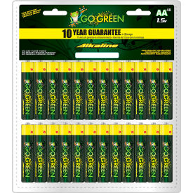 AA Alkaline Batteries, 1.5V, Pack of 48 view 2