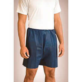 NATIONAL DISTRIBUTION & CONTRACTING 92534 Graham Medical® Medishorts® Exam Shorts, Nonwoven, L/XL, Blue, Pack of 50 image.