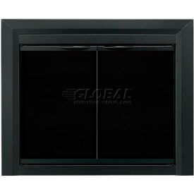 Pleasant Hearth Carlisle Fireplace Glass Door Black CL-3000 37-1/2""L x 30""H