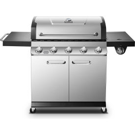 Dyna-Glo DGP552SSP-D Dyna-Glo Premier 5 Burner Propane Gas Grill - Stainless Steel image.