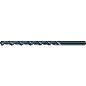 Greenfield Industries Inc. 50736 Chicago-Latrobe 120X 17/64 10In OAL HSS Heavy-Duty Steam Oxide 118 K-Notched Point Extra Long Drill image.