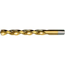 Greenfield Industries Inc. C18633 Cle-Line 1872-TN 7/64 HSS Heavy-Duty TiN 135 HSS Heavy-Duty Parabolic Jobber Length Drill image.