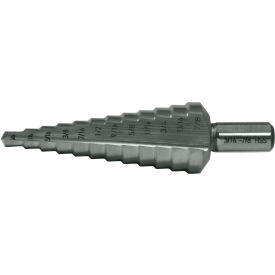Greenfield Industries Inc. C20285 Cle-Line 1874 3/16-1/2 x 1/16 HSS Heavy-Duty Bright 118 Step Drill image.